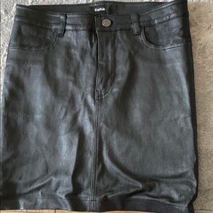 Leather skirt